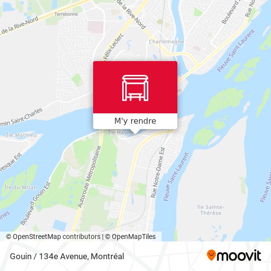 Gouin / 134e Avenue plan