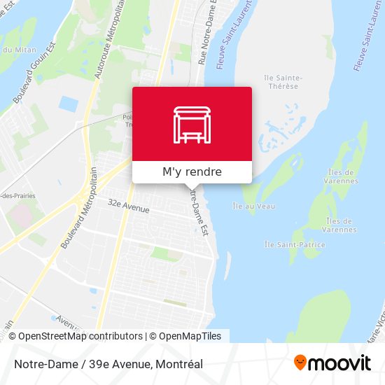 Notre-Dame / 39e Avenue plan