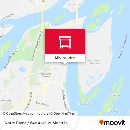 Notre-Dame / 64e Avenue plan