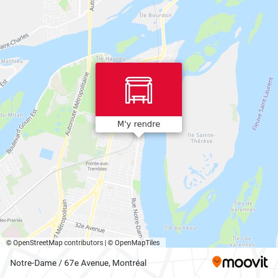 Notre-Dame / 67e Avenue plan