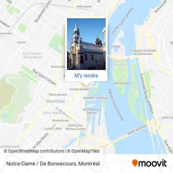 Notre-Dame / De Bonsecours plan