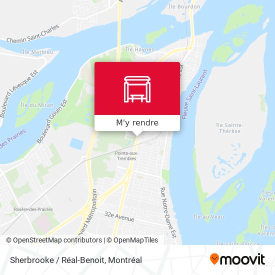 Sherbrooke / Réal-Benoit plan