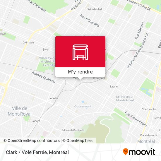 Clark / Voie Ferrée plan