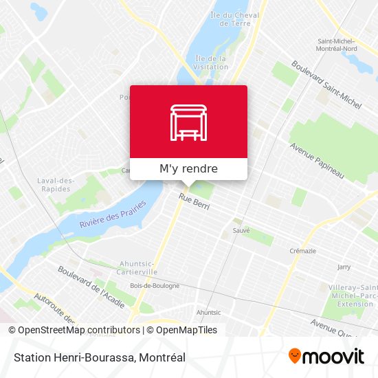 Station Henri-Bourassa plan