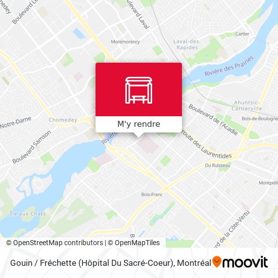 Gouin / Fréchette (Hôpital Du Sacré-Coeur) plan