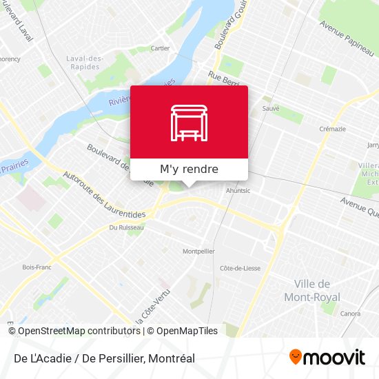 De L'Acadie / De Persillier plan