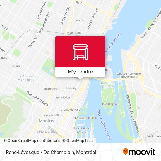 René-Lévesque / De Champlain plan