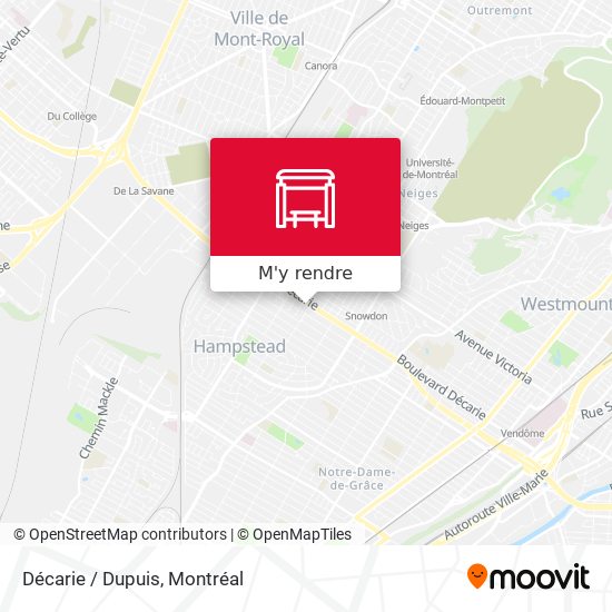 Décarie / Dupuis plan