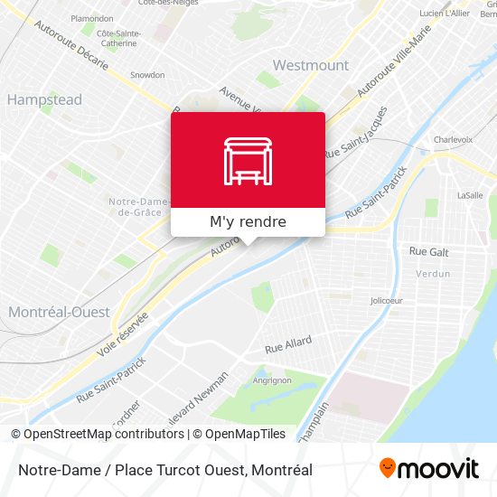 Notre-Dame / Place Turcot Ouest plan