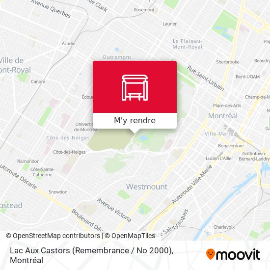 Lac Aux Castors (Remembrance / No 2000) plan