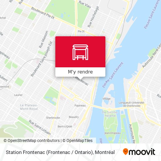 Station Frontenac (Frontenac / Ontario) plan