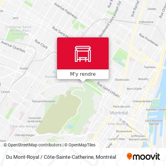 Du Mont-Royal / Côte-Sainte-Catherine plan