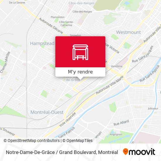 Notre-Dame-De-Grâce / Grand Boulevard plan