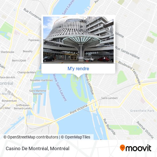 Casino De Montréal plan
