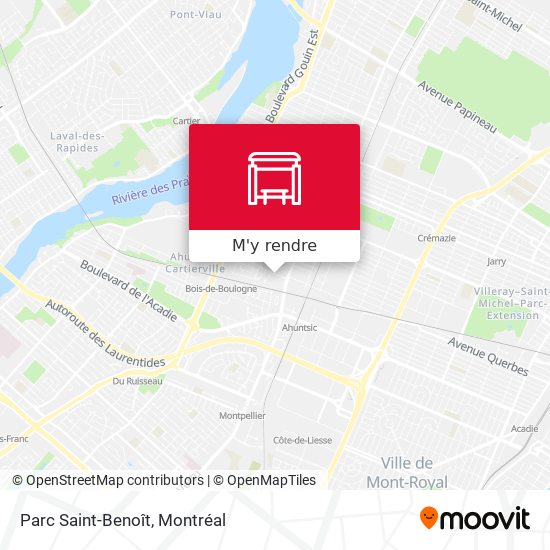 Parc Saint-Benoît plan
