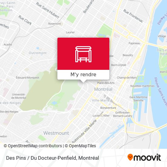 Des Pins / Du Docteur-Penfield plan