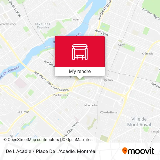De L'Acadie / Place De L'Acadie plan