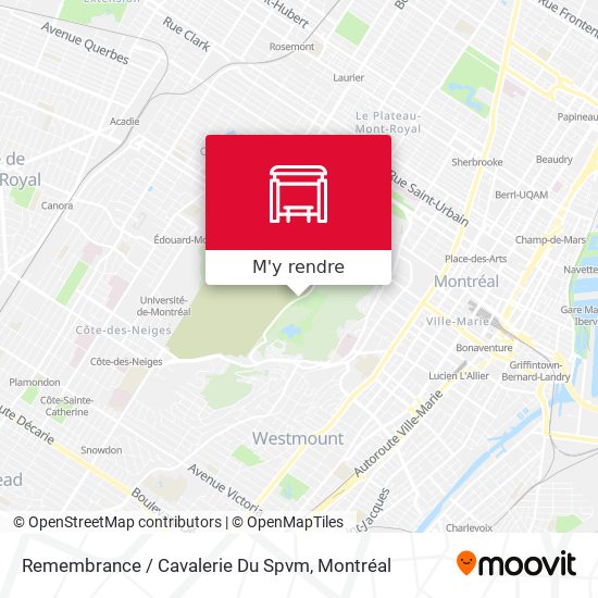 Remembrance / Cavalerie Du Spvm plan