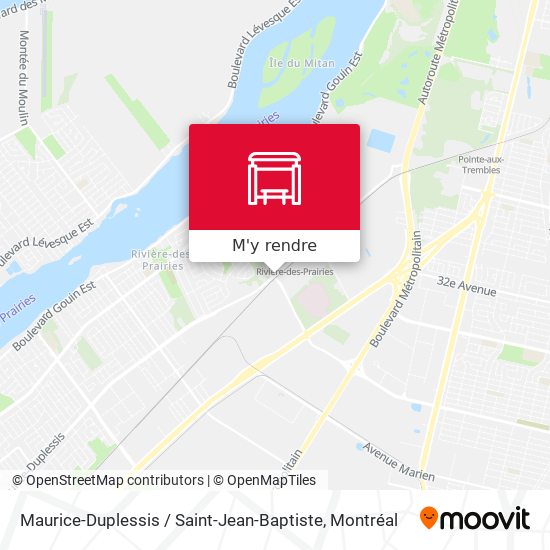 Maurice-Duplessis / Saint-Jean-Baptiste plan