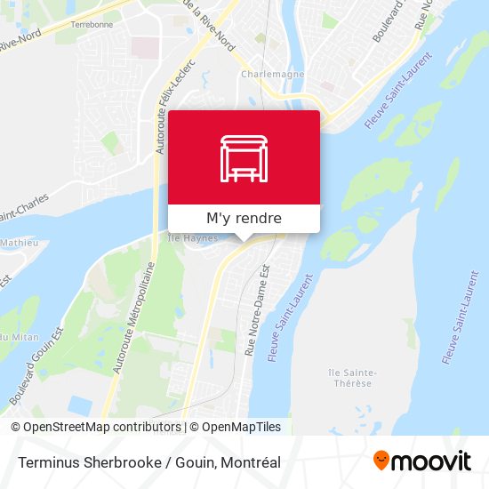 Terminus Sherbrooke / Gouin plan