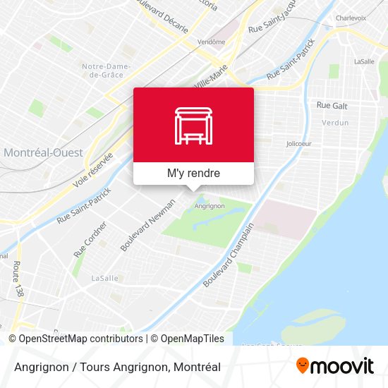 Angrignon / Tours Angrignon plan