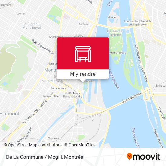 De La Commune / Mcgill plan