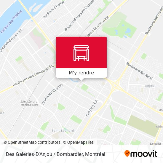 Des Galeries-D'Anjou / Bombardier plan