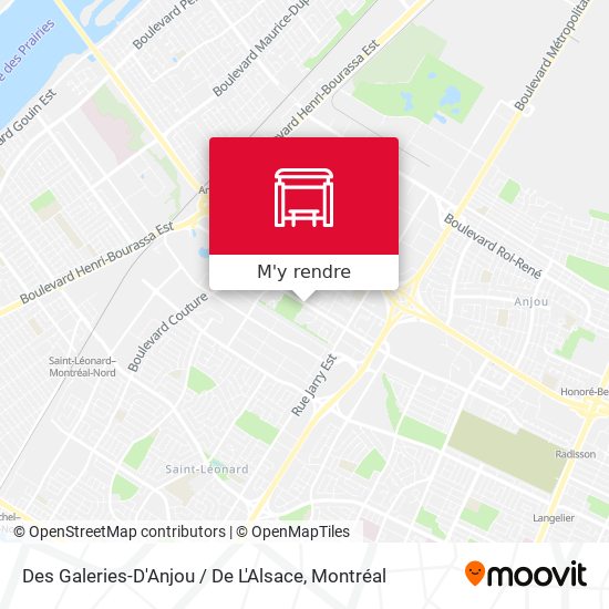 Des Galeries-D'Anjou / De L'Alsace plan