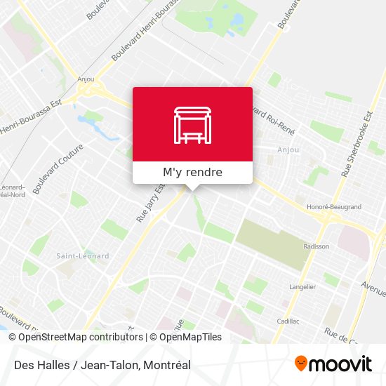 Des Halles / Jean-Talon plan