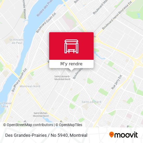 Des Grandes-Prairies / No 5940 plan