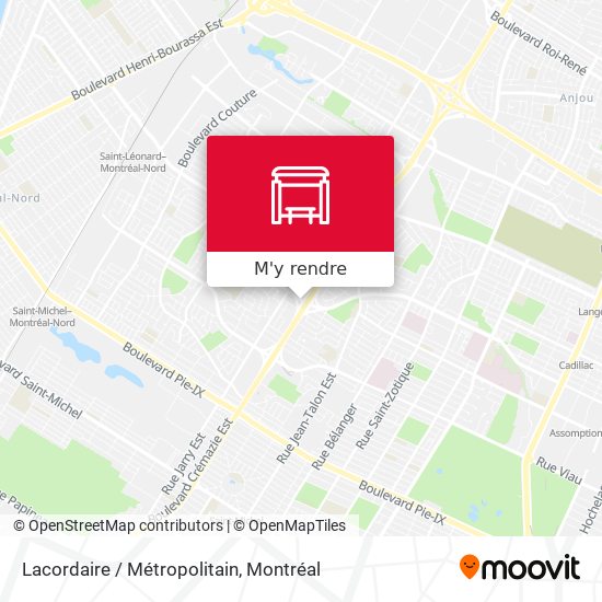 Lacordaire / Métropolitain plan