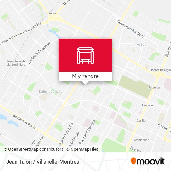 Jean-Talon / Villanelle plan