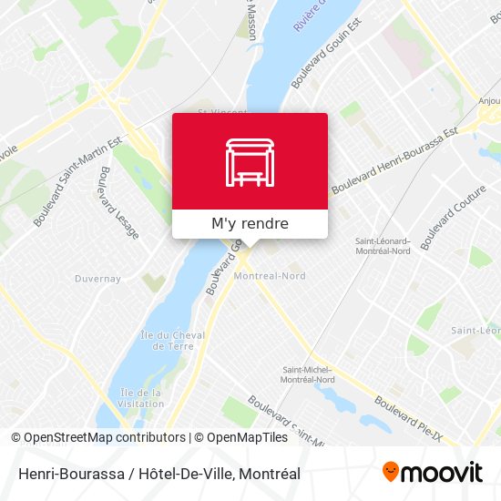 Henri-Bourassa / Hôtel-De-Ville plan