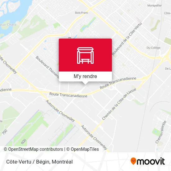 Côte-Vertu / Bégin plan