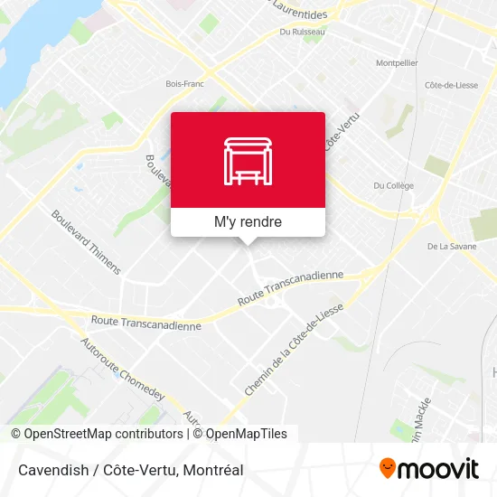 Cavendish / Côte-Vertu plan