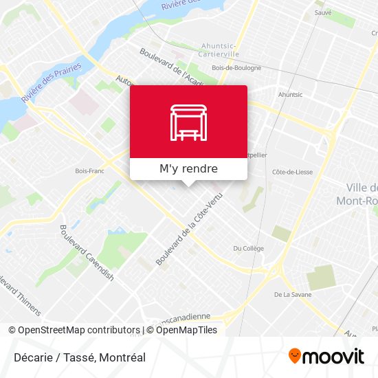 Décarie / Tassé plan