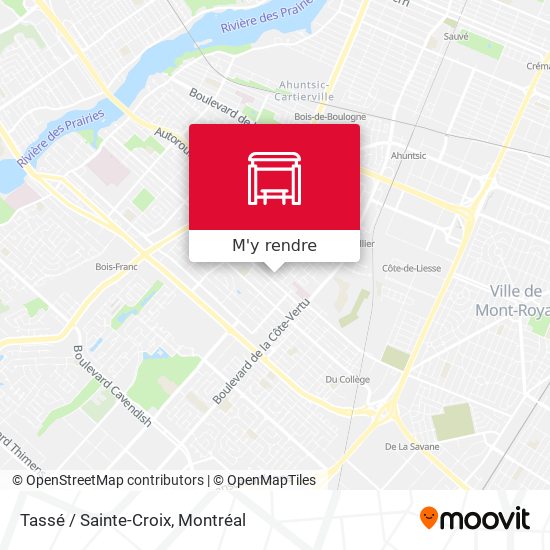 Tassé / Sainte-Croix plan
