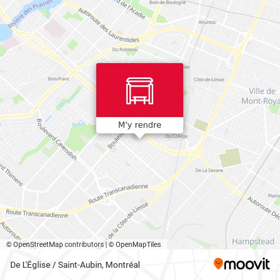 De L'Église / Saint-Aubin plan