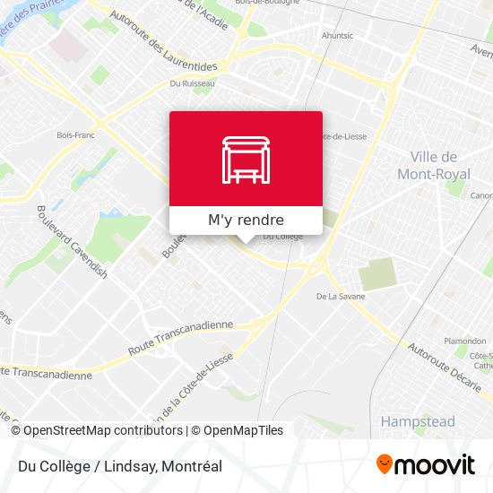 Du Collège / Lindsay plan