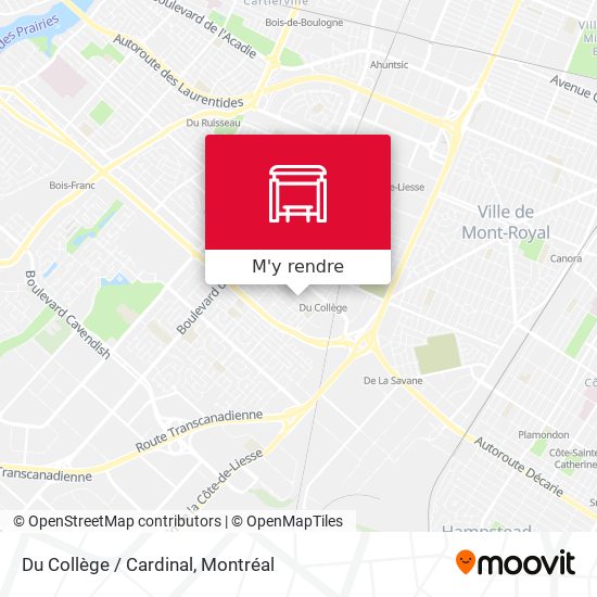 Du Collège / Cardinal plan