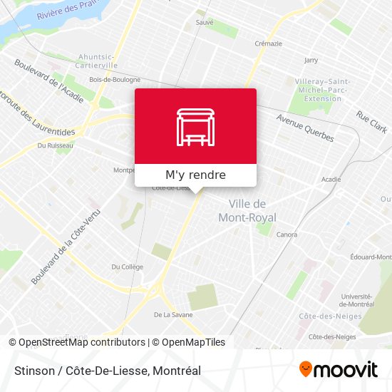 Stinson / Côte-De-Liesse plan
