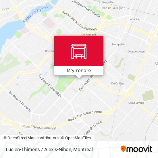 Lucien-Thimens / Alexis-Nihon plan