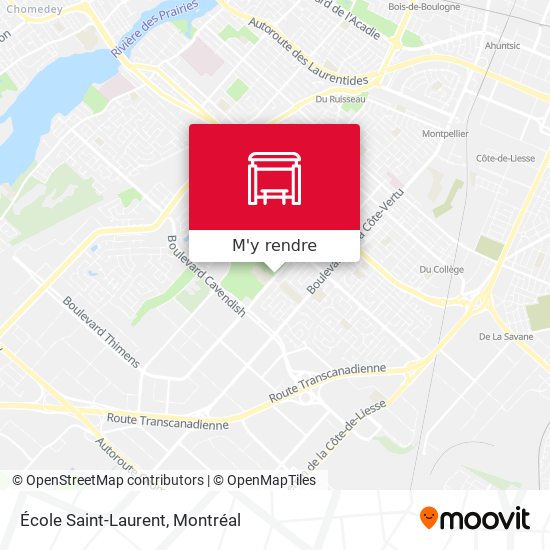 École Saint-Laurent plan