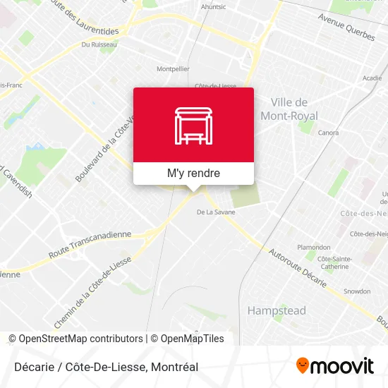 Décarie / Côte-De-Liesse plan