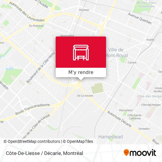 Côte-De-Liesse / Décarie plan