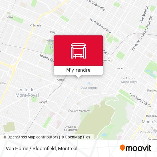Van Horne / Bloomfield plan