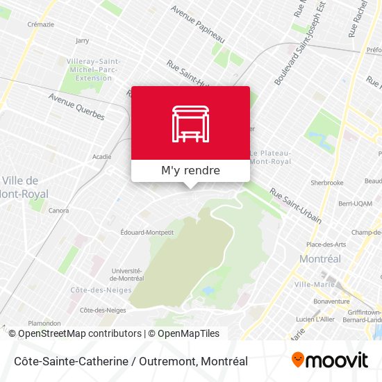 Côte-Sainte-Catherine / Outremont plan