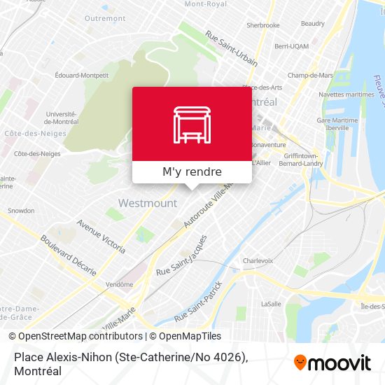 Place Alexis-Nihon (Ste-Catherine / No 4026) plan