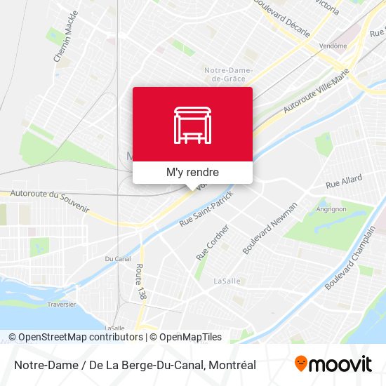 Notre-Dame / De La Berge-Du-Canal plan