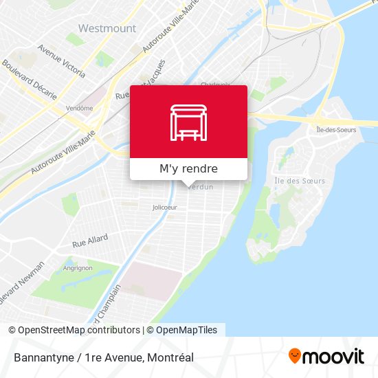 Bannantyne / 1re Avenue plan